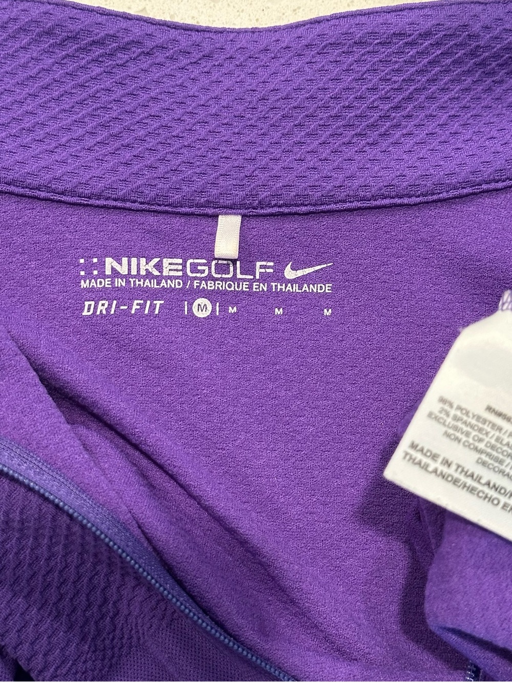 Nike Golf | Women’s JMU Dri-FIT Quarter-Zip Performance Top - Picture 8 of 9
